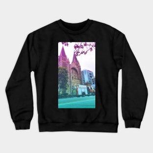 Beautiful Pastel Brisbane City Church Crewneck Sweatshirt